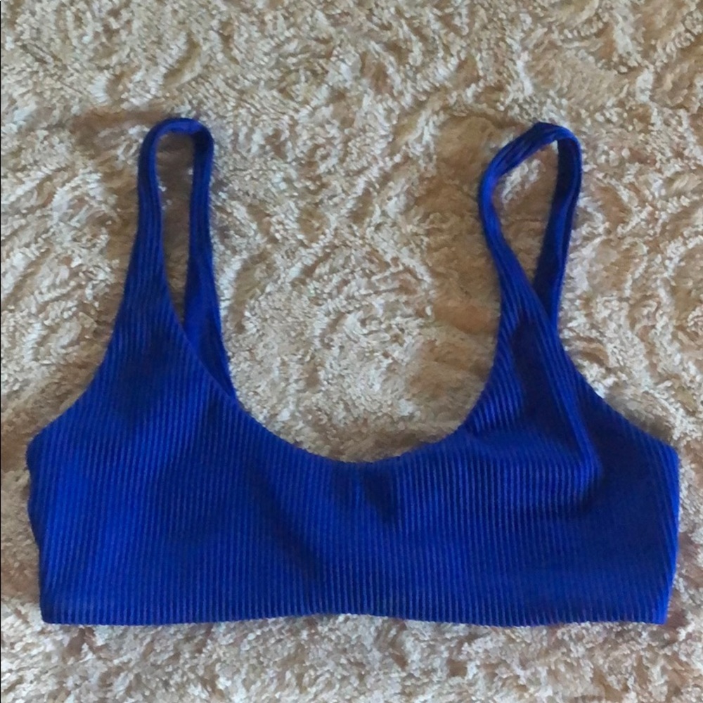 Royal Blue Bikini Top
